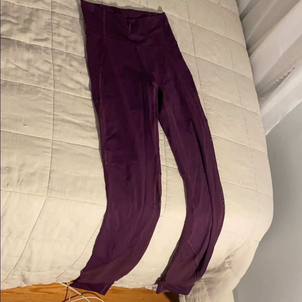 Purple lulu lemon leggings